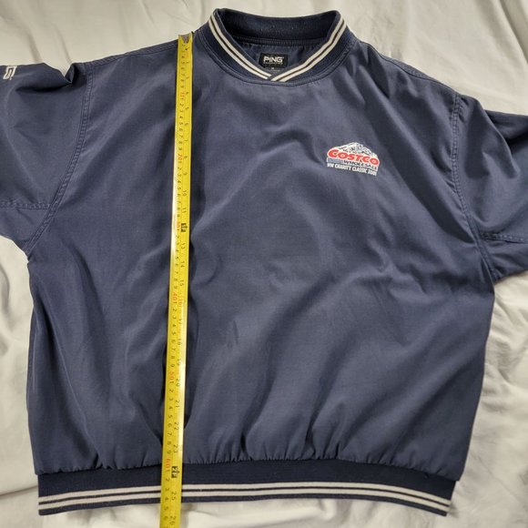 Vintage Ping Collection Mens Medium Dark Blue Pullover NW Charity Classic 2001 - Picture 7 of 8